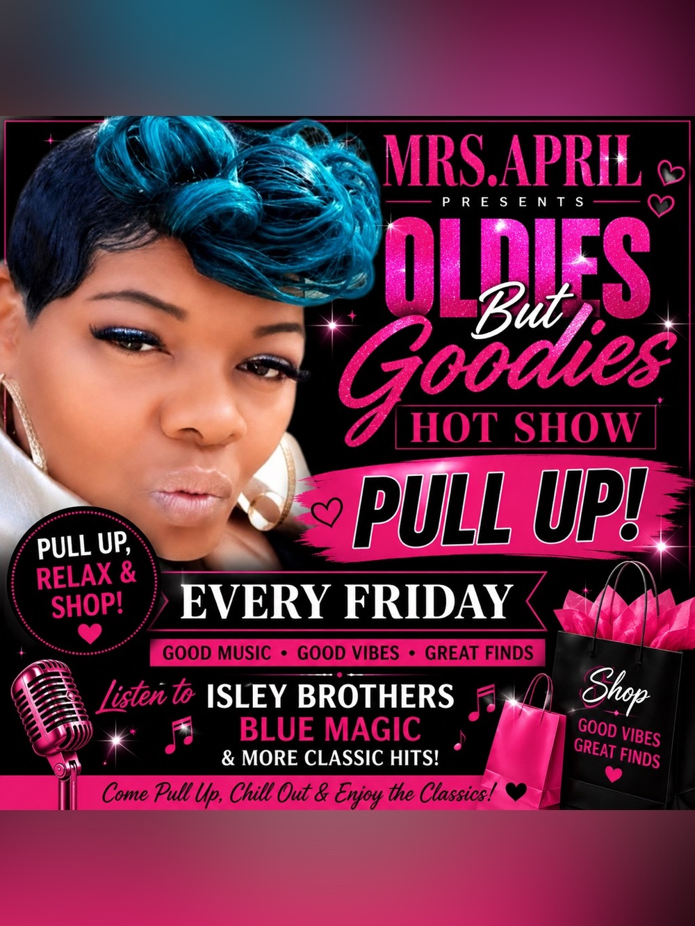 Bold Teal Blue Short Curled Wig